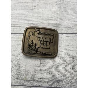 1980s VINTAGE MILLION DOLLAR  JACKSON Wyoming  Belt Buckle